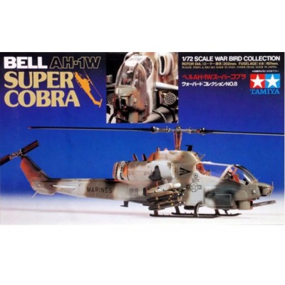 BELL AH-1W SUPER COBRA - 1/72 SCALE - TAMIYA 60708